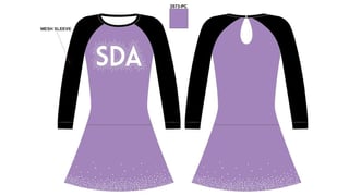 Starda C T pom dress purple