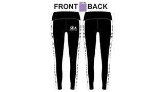 Starda C T leggings side text