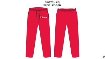 Extsod R I pants wide red
