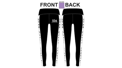 Starda C T leggings side text