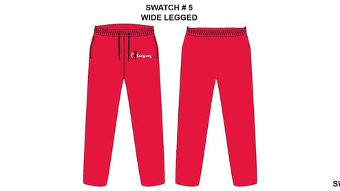 Extsod R I pants wide red