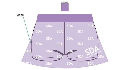 Starda C T mesh skort purple