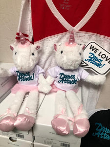 2 COLORS - 10" Ballerina Unicorn & Shirt - Tiered Pricing! - Ships in 3-4 weeks