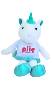 2 COLORS - 10" Ballerina Unicorn & Shirt - Tiered Pricing! - Ships in mid April