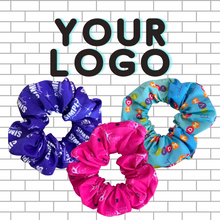 Load image into Gallery viewer, Logo Scrunchies - Customizable - Ships in approx. 4-5 weeks